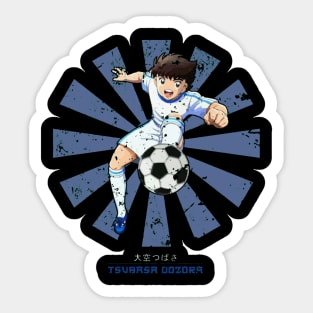 Tsubasa Oozora Retro Japanese Sticker